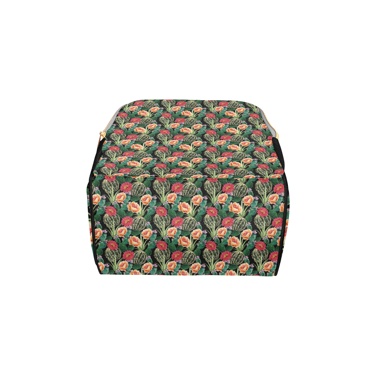 Cactus Pattern Print Design 06 Diaper Bag Backpack
