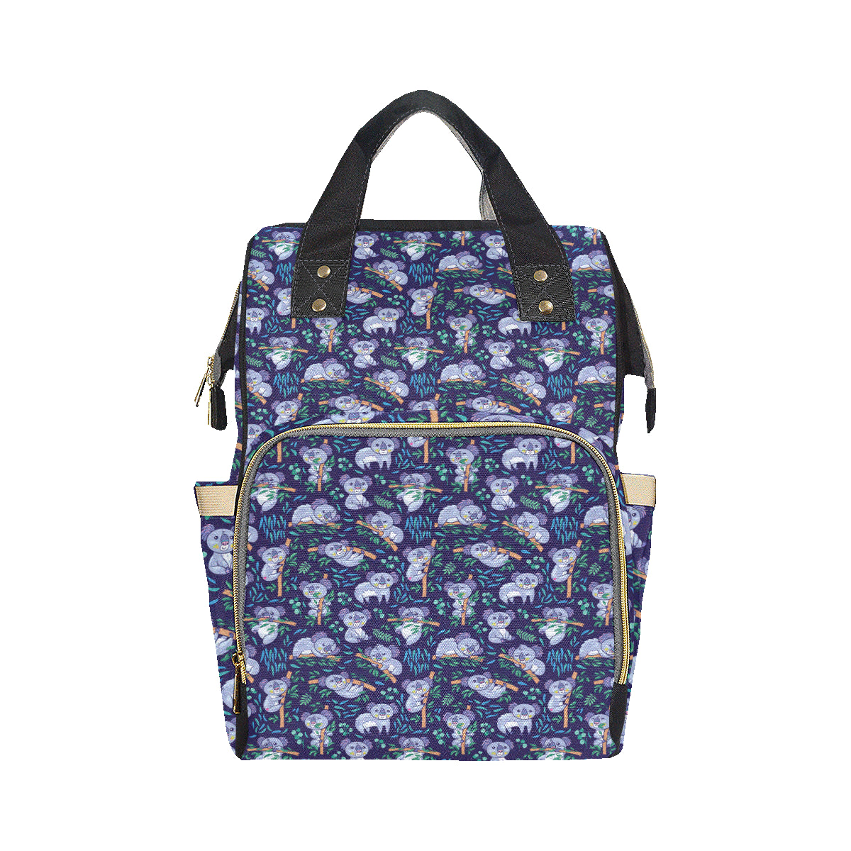 Koala Themed Design Print Diaper Bag Backpack