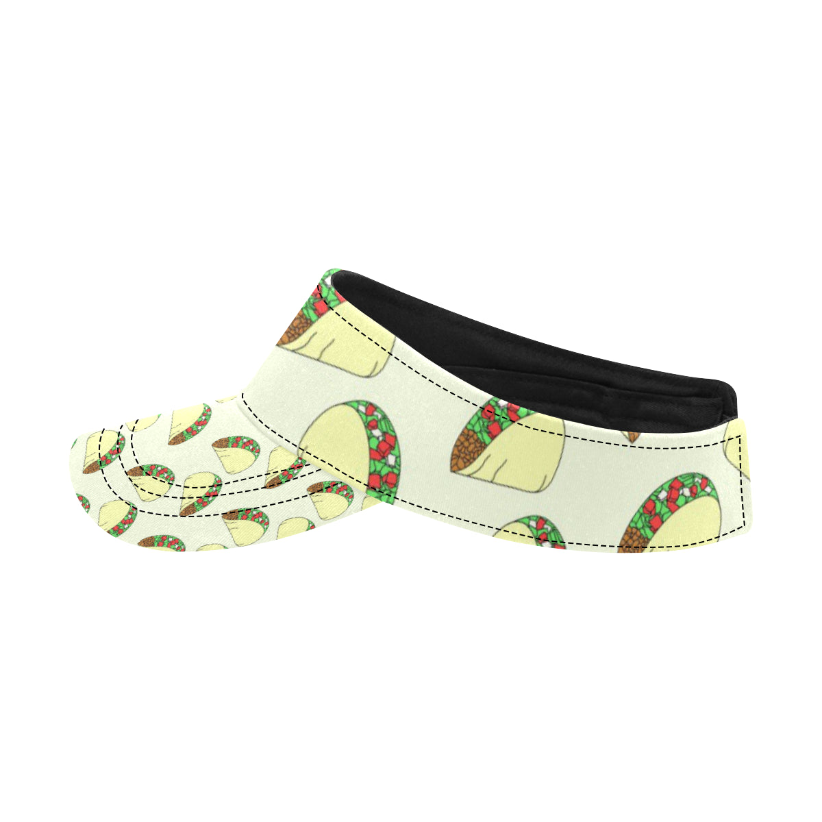 Taco Pattern Print Design TC05 Unisex Sun Visor