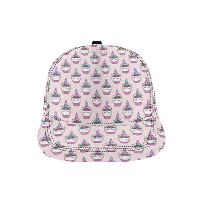 Cupcakes Unicorn Print Pattern Snapback Cap