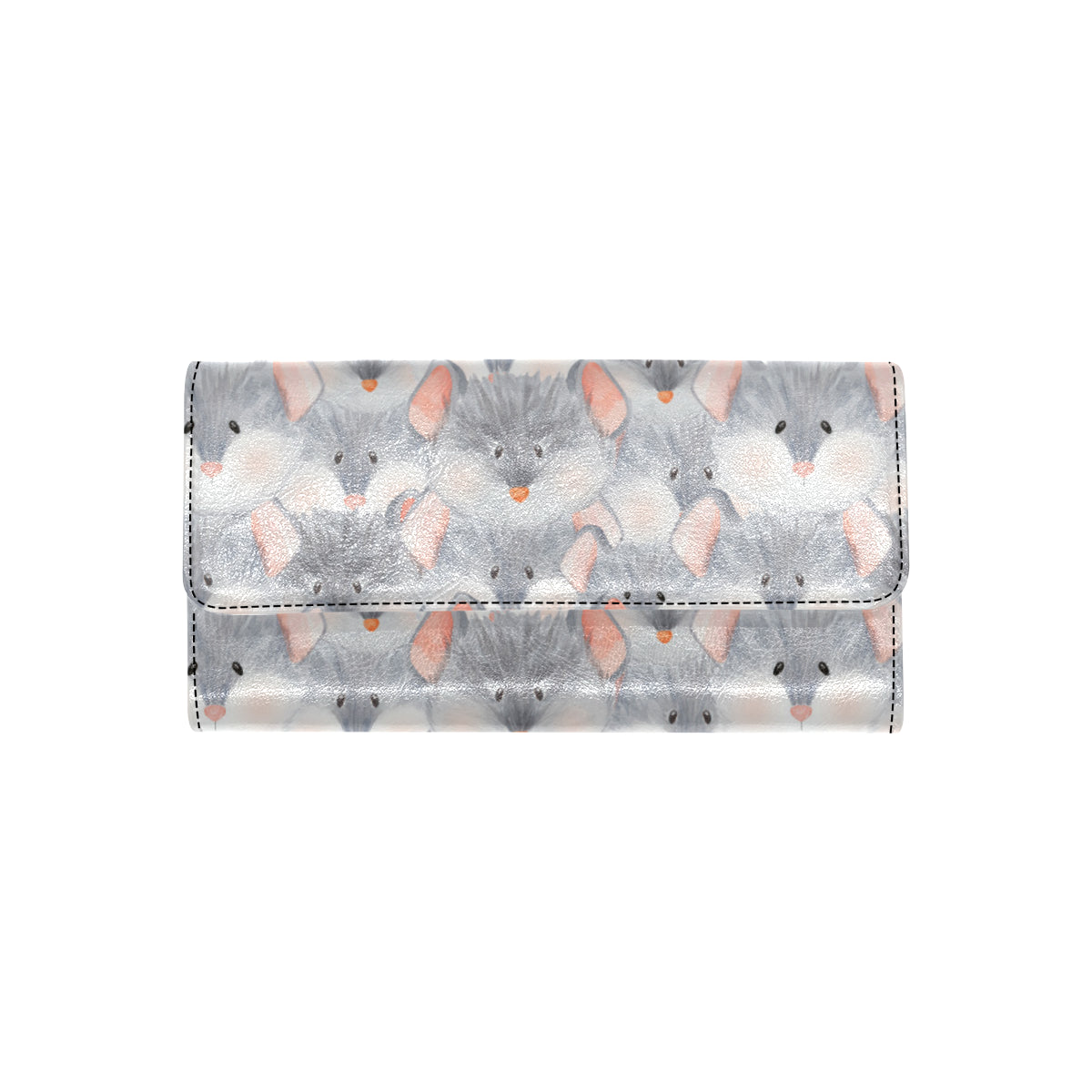 Rat Baby Pattern Print Design 02 Women's Trifold Wallet