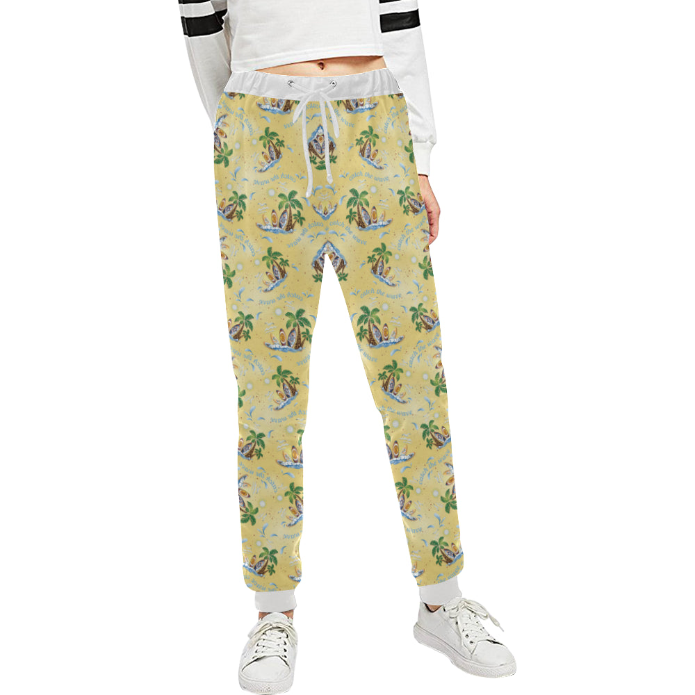 Surf Catch the Wave Design Unisex Sweatpants