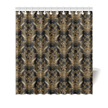 Eye of Horus Mandala Style Shower Curtain