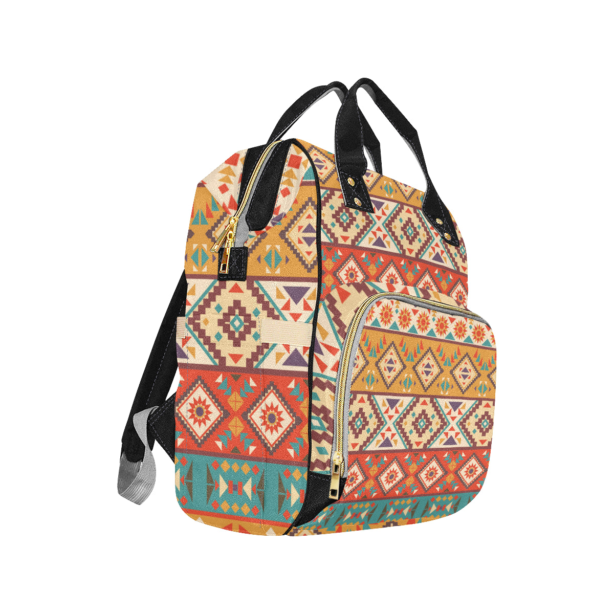 Navajo Pattern Print Design A01 Diaper Bag Backpack
