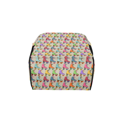 Roller skate Pattern Print Design A01 Diaper Bag Backpack