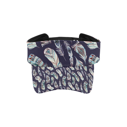 Feather Vintage Boho Design Print Unisex Sun Visor