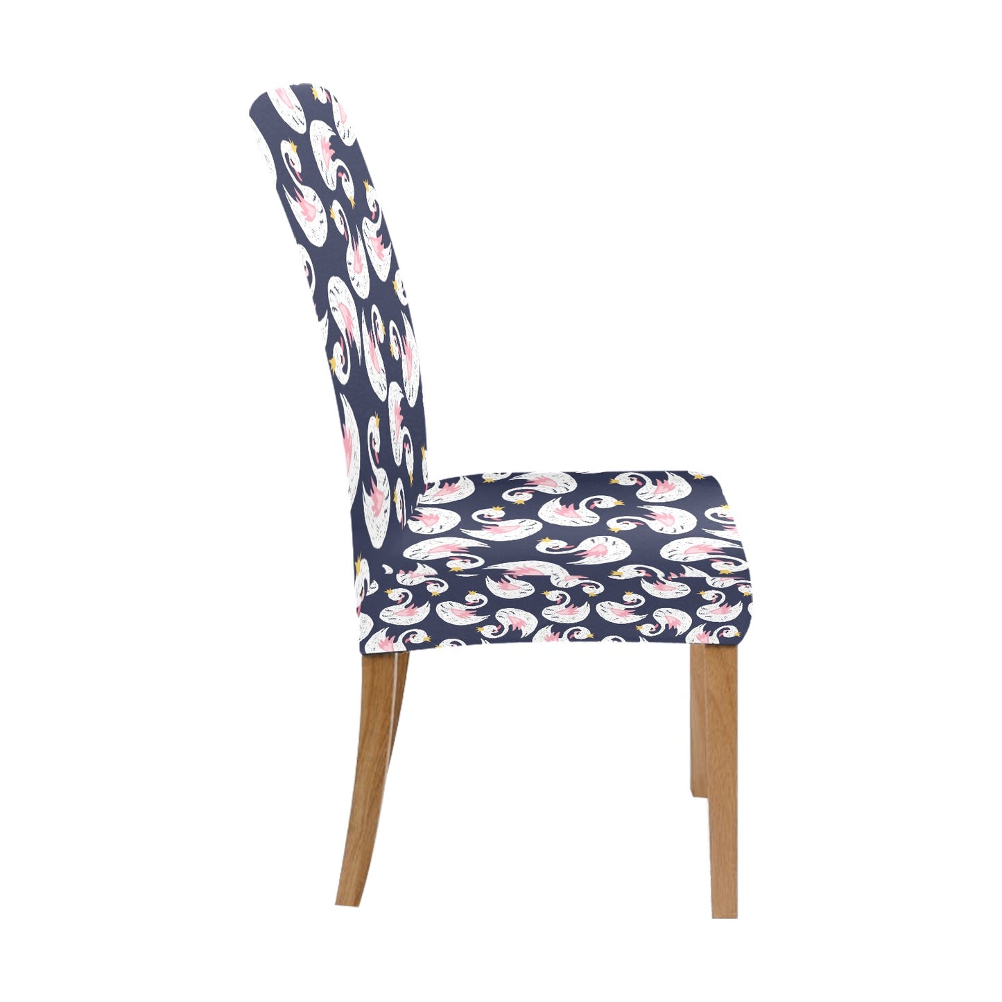 Swan Print Design LKS403 Dining Chair Slipcover