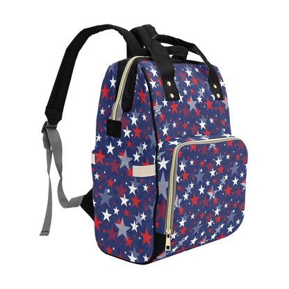 Star Print Design LKS304 Diaper Bag Backpack
