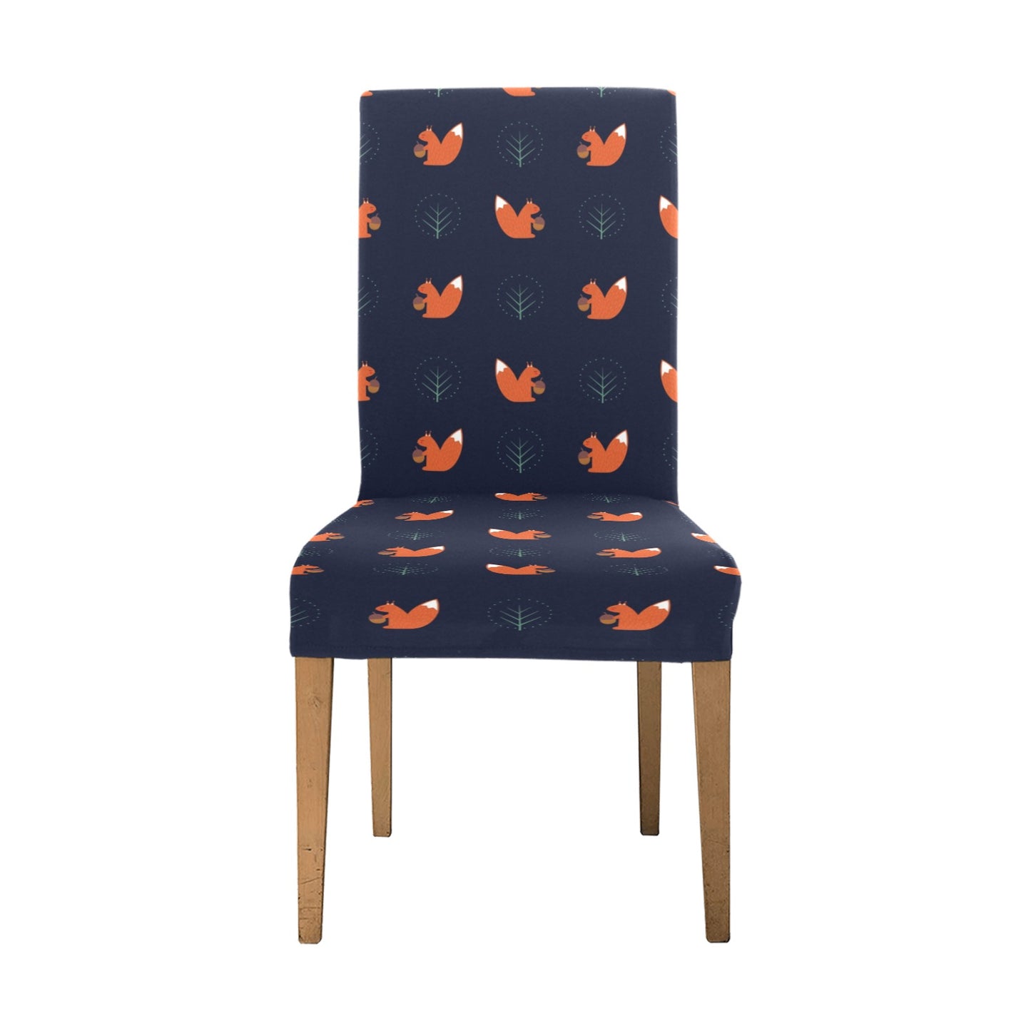 Squirrel Print Design LKS303 Dining Chair Slipcover