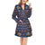 Southwest Pattern Print Design LKS306 Women's Fleece Robe