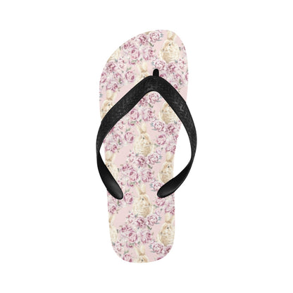 Rabbit Print Design LKS403 Flip Flops