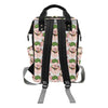 Pig Print Design LKS403 Diaper Bag Backpack