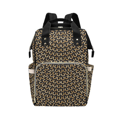 Horseshoe Print Design LKS304 Diaper Bag Backpack