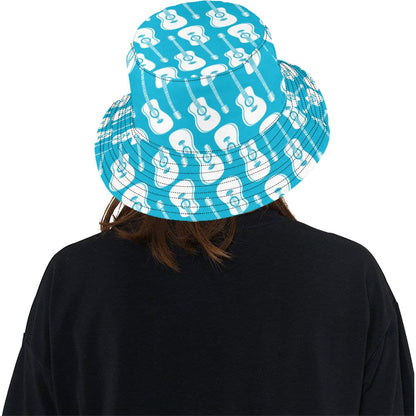 Acoustic Guitar Print Design LKS404 Unisex Bucket Hat