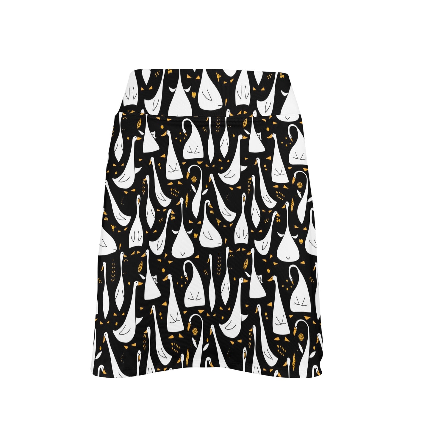 Goose Print Design LKS401 17" Golf & Pickleball Skort with Pockets
