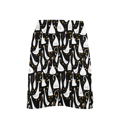 Goose Print Design LKS401 17" Golf & Pickleball Skort with Pockets
