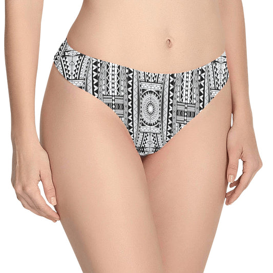 Polynesian Tattoo Design Women's Thongs