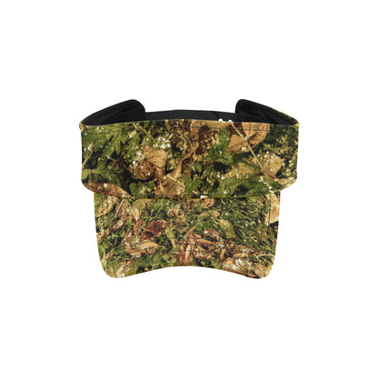 Camo Realistic Tree Forest Texture Print Unisex Sun Visor