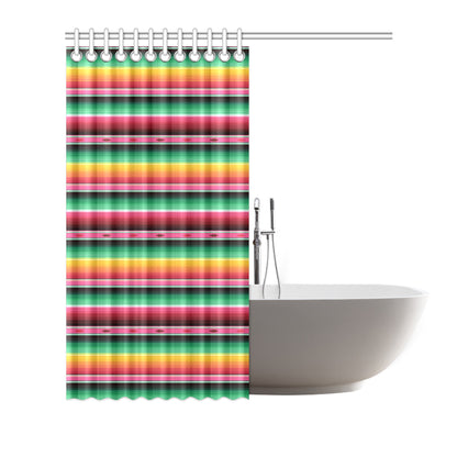 Mexican Blanket Classic Print Pattern Shower Curtain