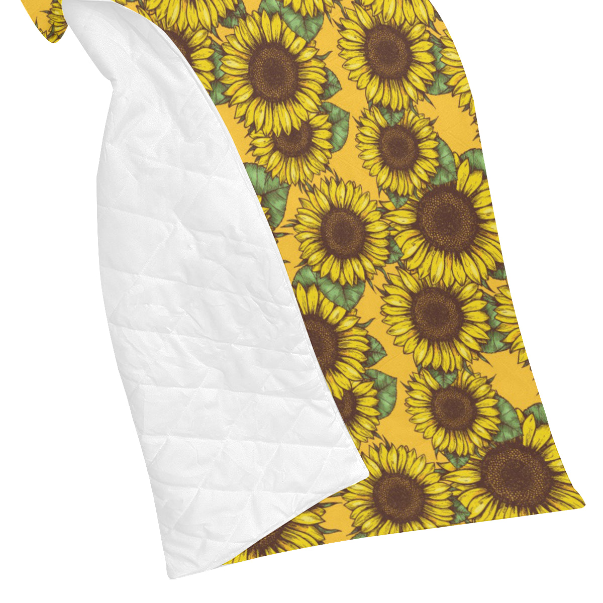 Sunflower Pattern Print Design SF04 Premium Quilt