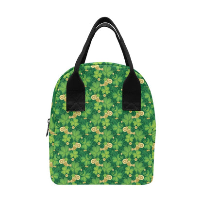Shamrock Print Design LKS301 Insulated Lunch Bag