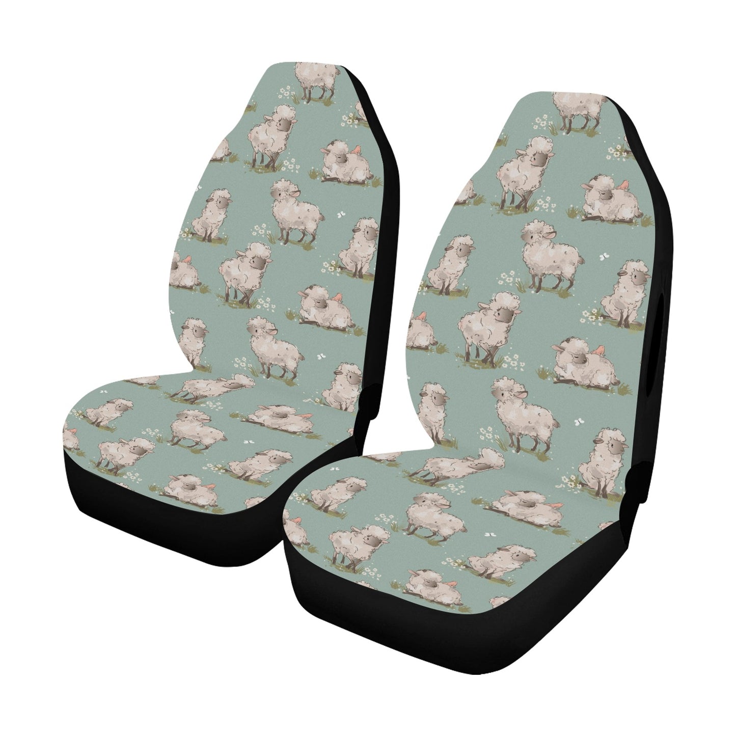 Sheep Print Design LKS405 Car Seat Covers