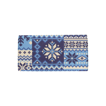 Nordic Pattern Print Design A04 Women's Trifold Wallet