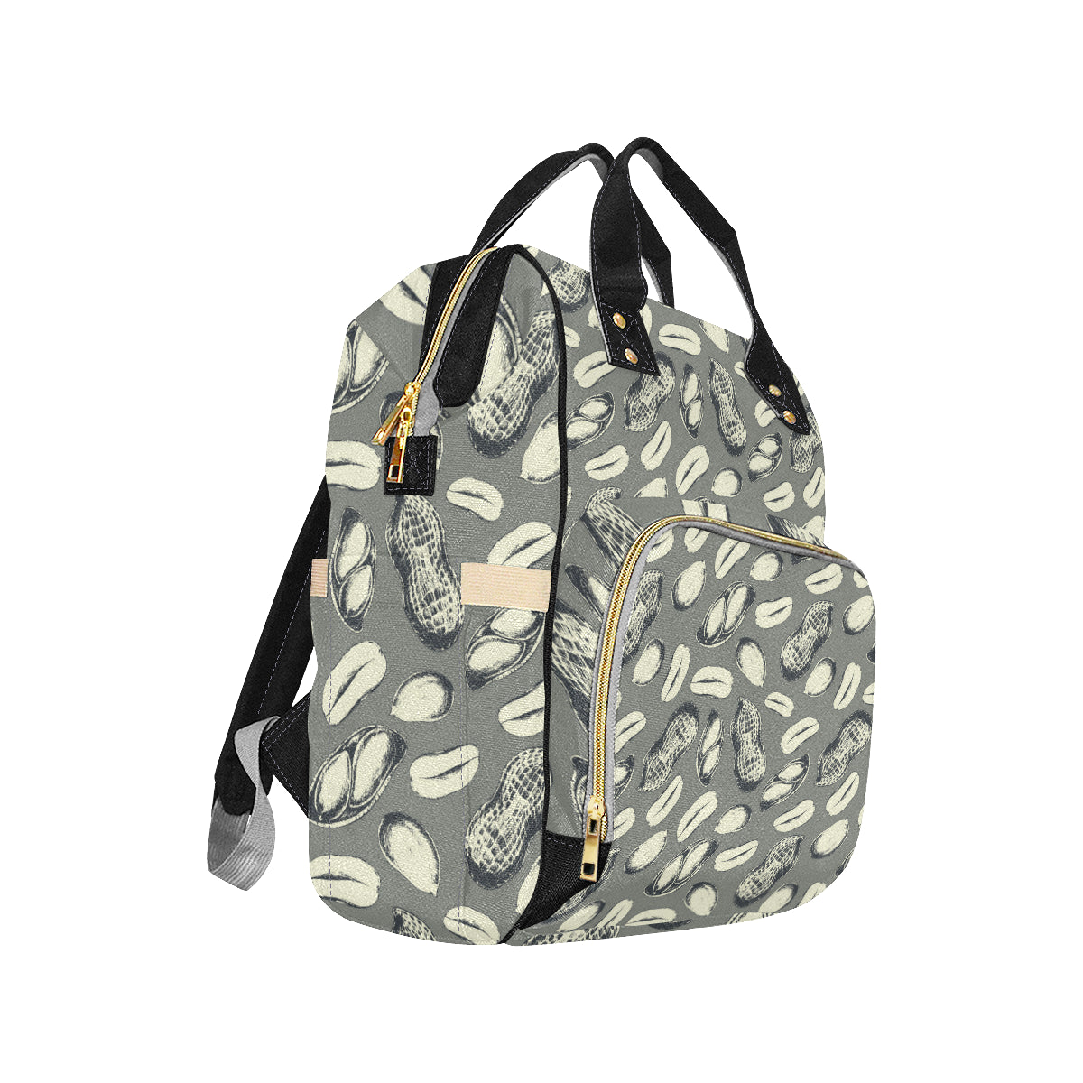 Peanut Pattern Print Design A01 Diaper Bag Backpack