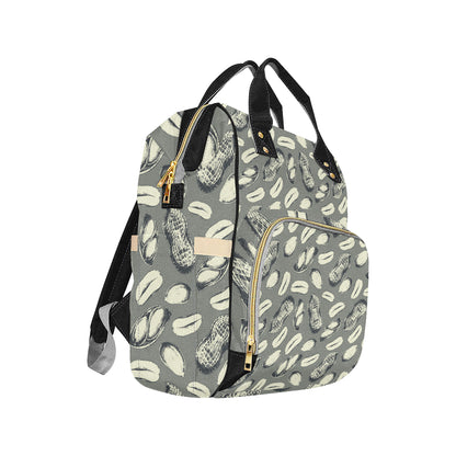 Peanut Pattern Print Design A01 Diaper Bag Backpack