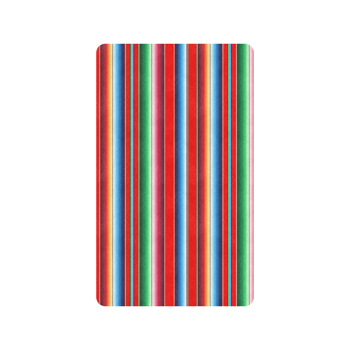Serape Print Rubber Doormat