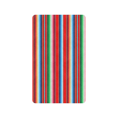 Serape Print Rubber Doormat