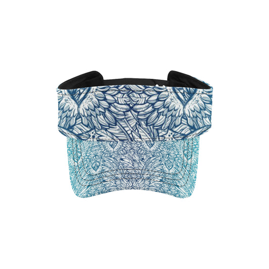 Angel Wings Boho Design Themed Print Unisex Sun Visor