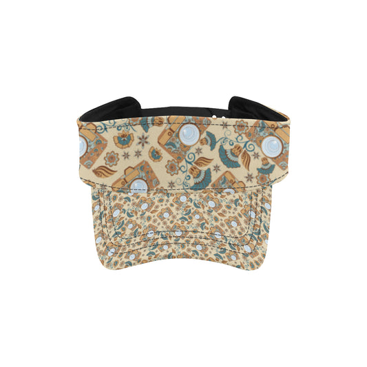 Camera Pattern Print Design 05 Unisex Sun Visor