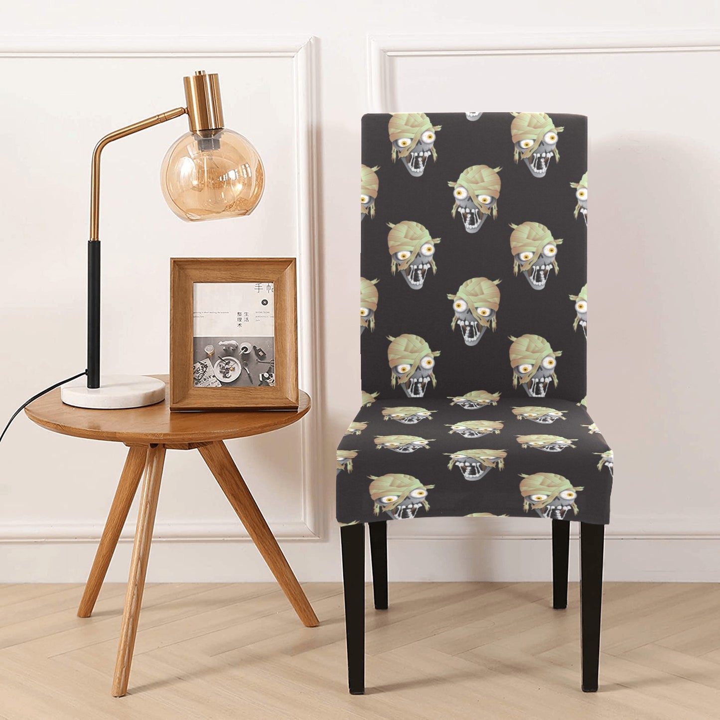 Mummy Print Design LKS304 Dining Chair Slipcover