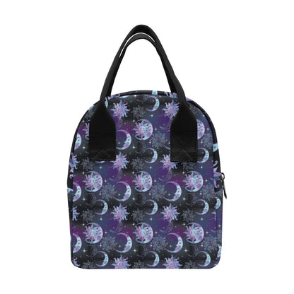 Sun Moon Print Design LKS303 Insulated Lunch Bag