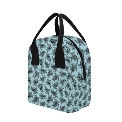 Sea Turtle Print Design LKS3010 Insulated Lunch Bag