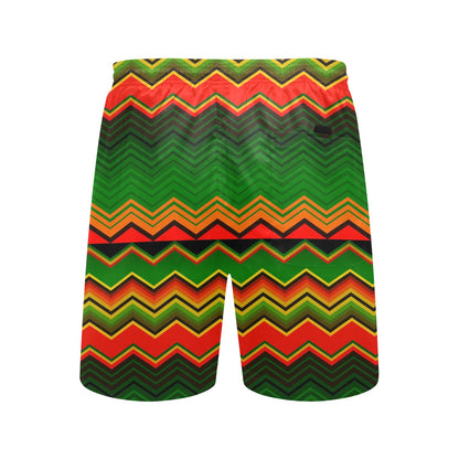 Serape Print Design LKS306 Men's Swim Trunks Beach Shorts