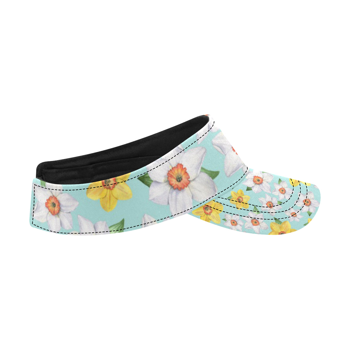 Daffodils Pattern Print Design DF07 Unisex Sun Visor
