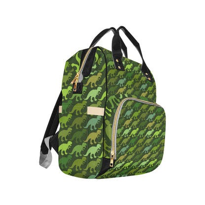 T Rex Pattern Print Design A03 Diaper Bag Backpack