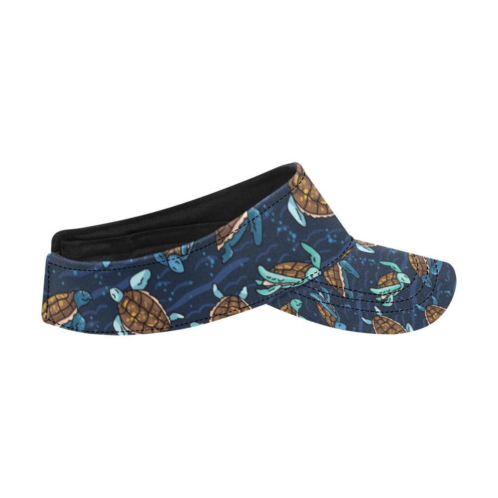 Sea Turtle Print Design LKS3011 Unisex Sun Visor