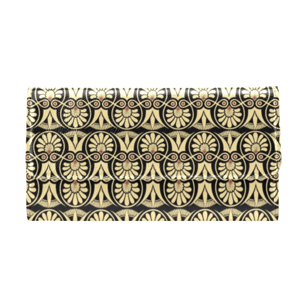Ancient Greek Print Design LKS3014 Women's Trifold Wallet