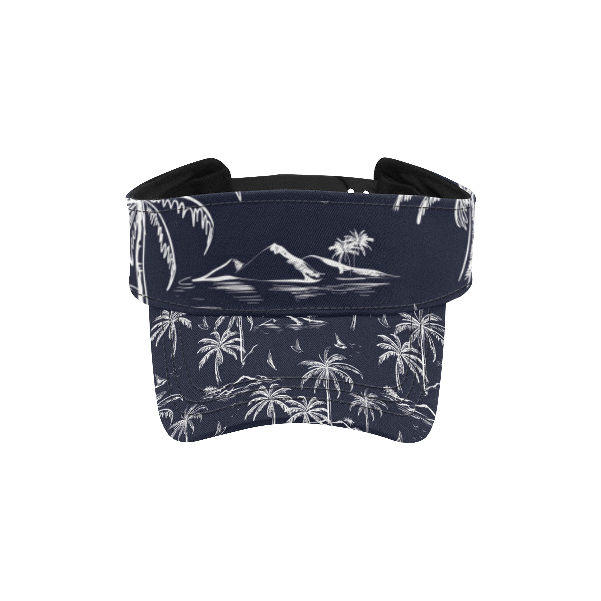 Pacific island Pattern Print Design A02 Unisex Sun Visor