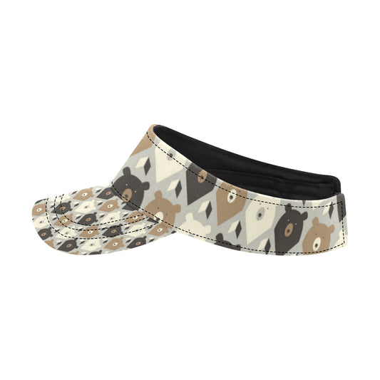 Bear Pattern Print Design 04 Unisex Sun Visor