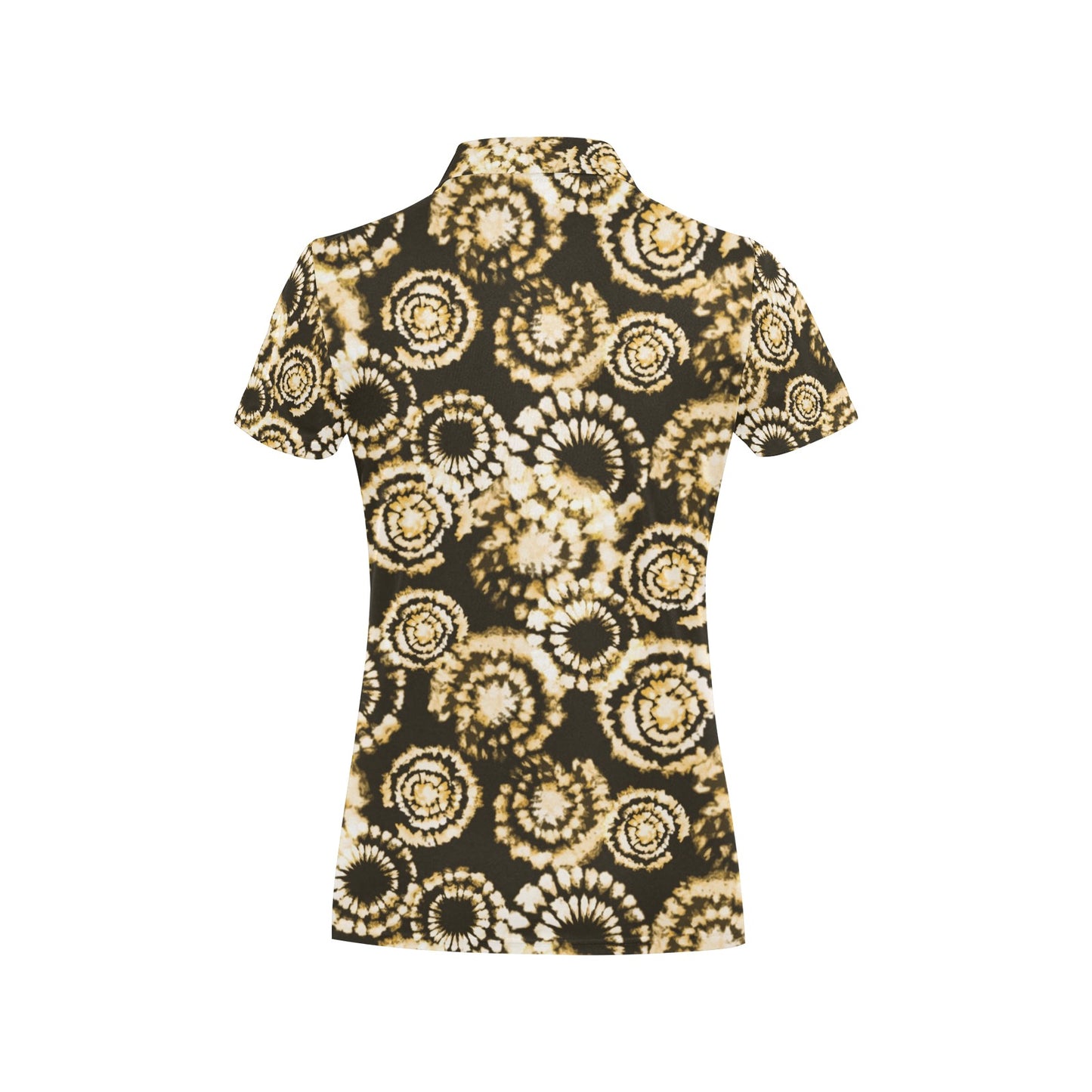 Tie Dye Print Design LKS307 Women's Polo Shirt