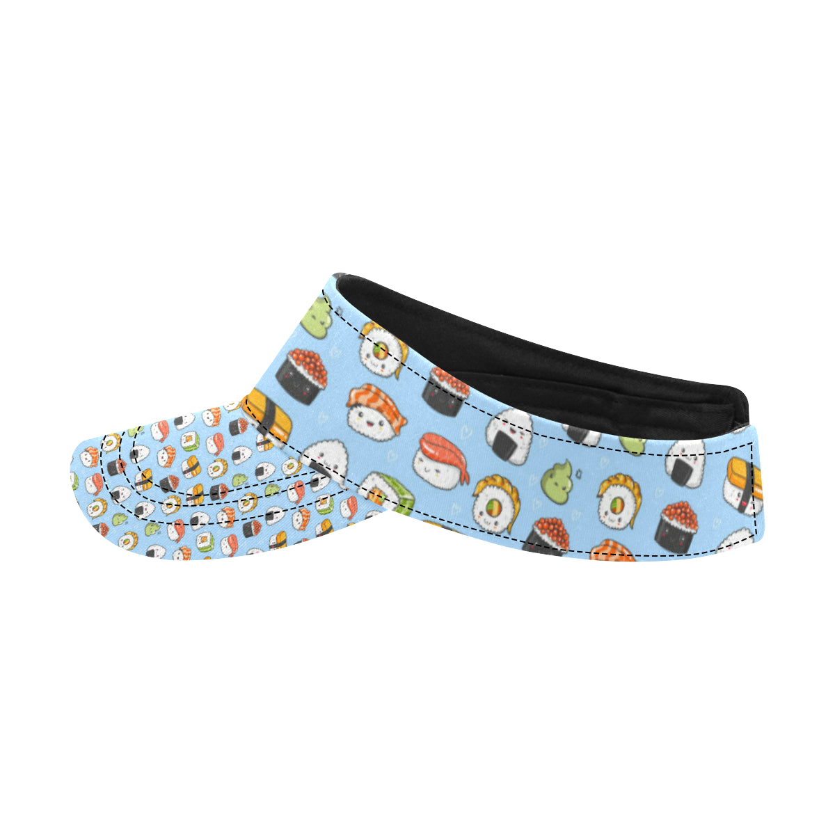 Sushi Cartoon Design Unisex Sun Visor