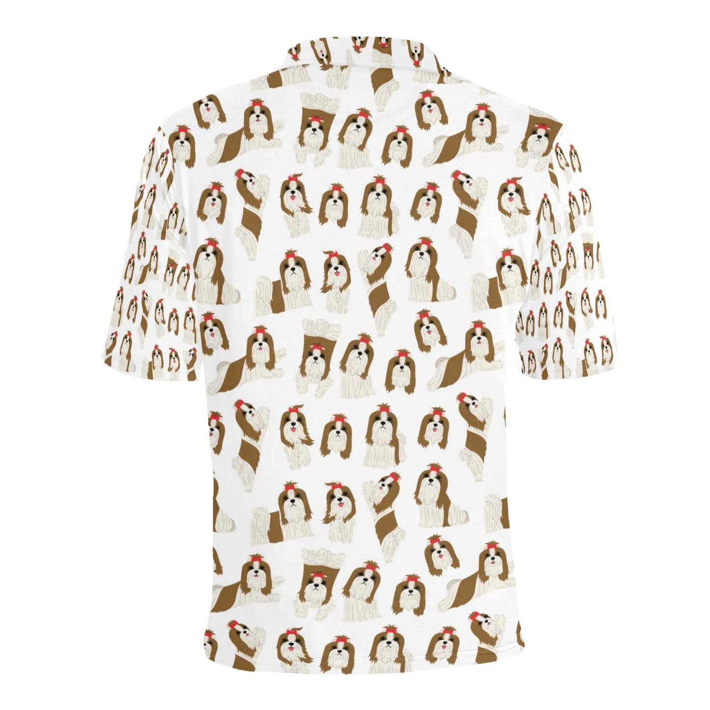 Shih Tzu Print Design LKS302 Men Polo Shirt