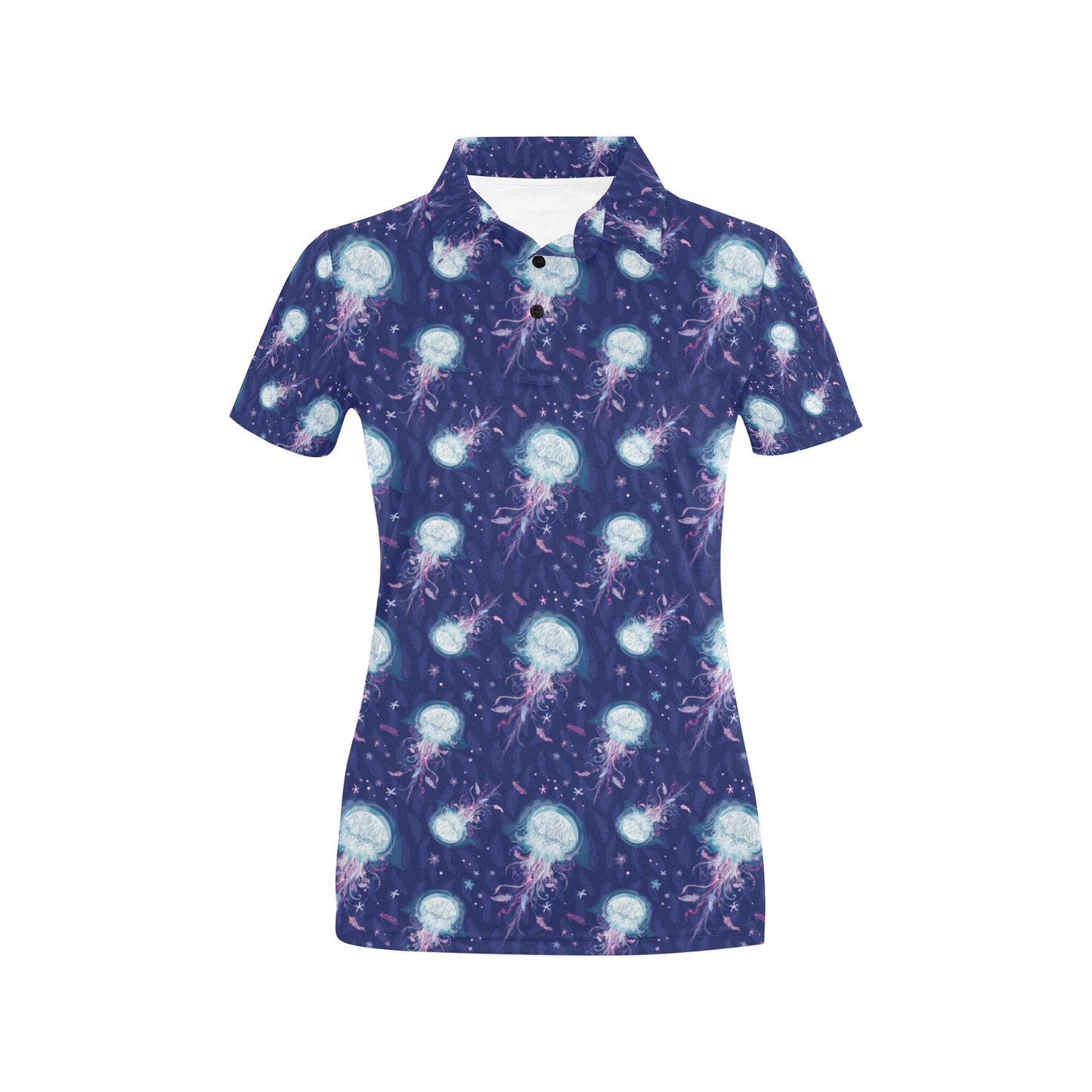 Jellyfish Cute Design Women's Polo Shirt