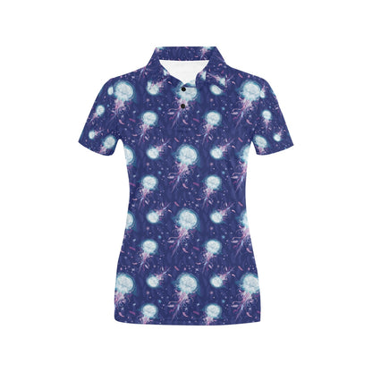 Jellyfish Cute Design Women's Polo Shirt