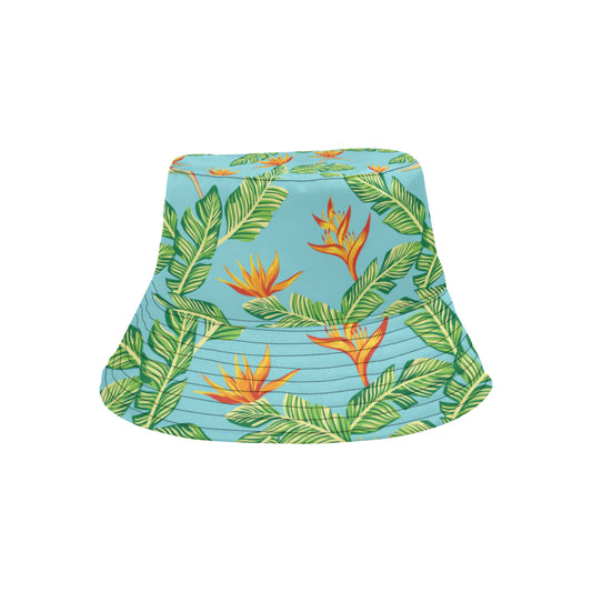 Bird Of Paradise Pattern Print Design BOP04 Unisex Bucket Hat