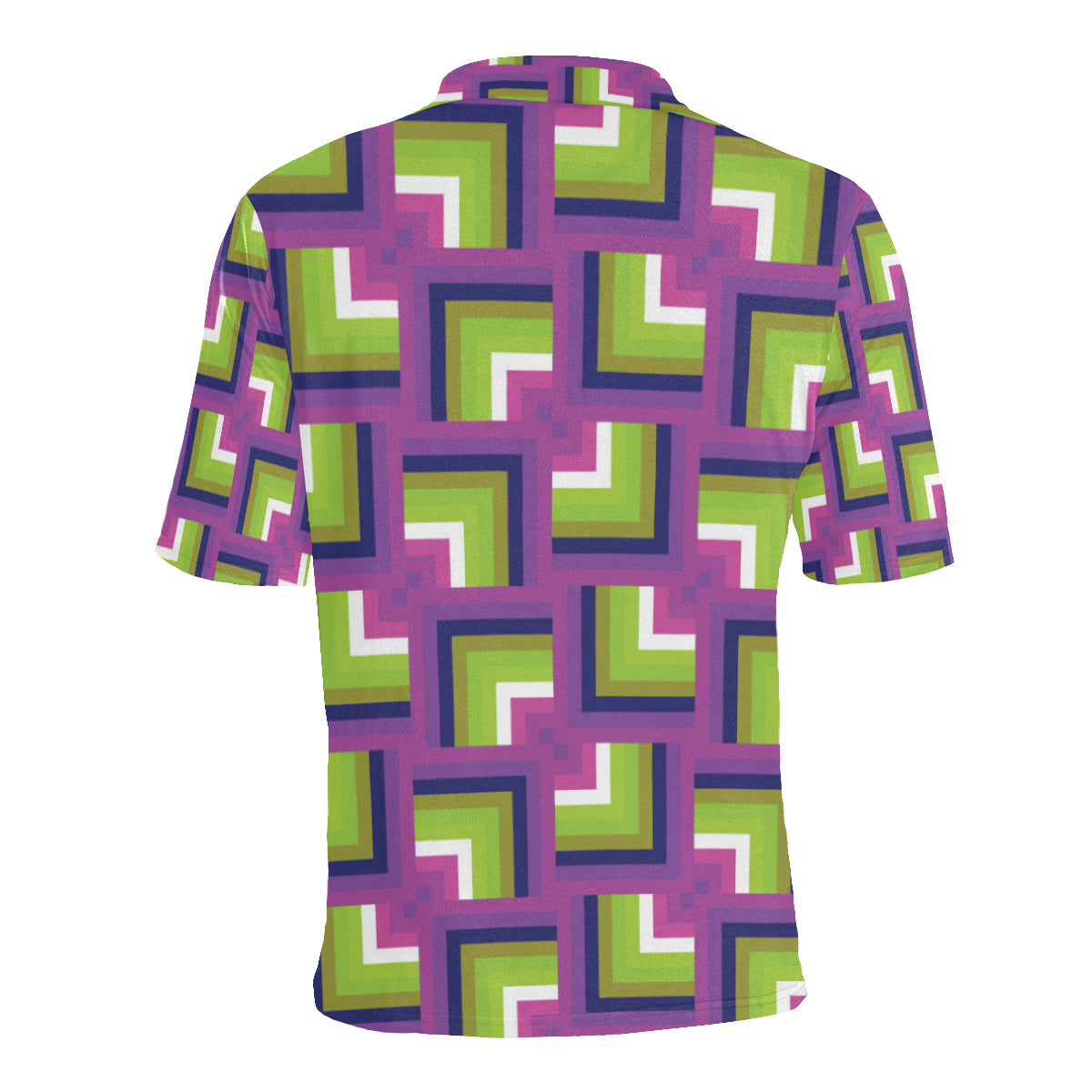 Optical illusion Pattern Print Design A05 Men Polo Shirt